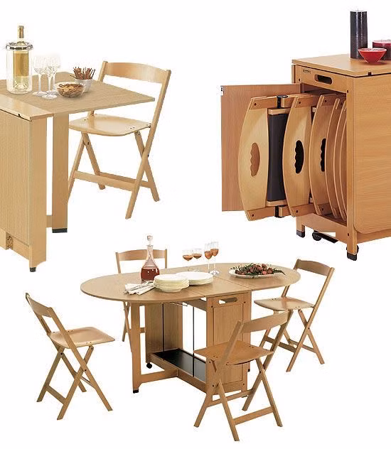 Mau ban an thong minh sieu gon cho can ho nho nhin muon “chay ngay di mua“