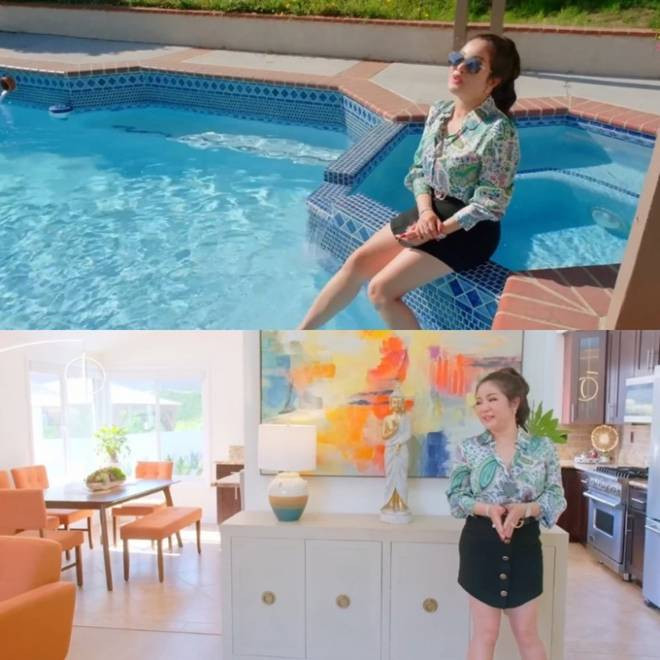 Thuy Nga khoe can nha thu 3 tai My: Cuc lam, vat va vo cung-Hinh-7