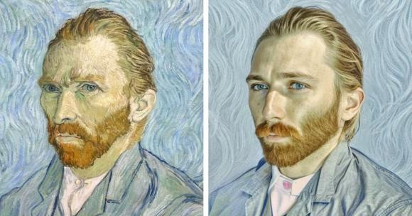 Chân dung tự họa của Vincent Van Gogh.