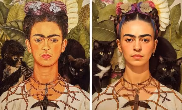 Chân dung tự họa của Frida Kahlo.
