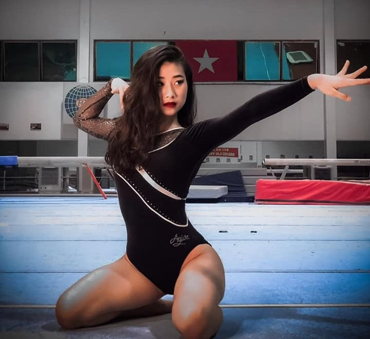 Ngắm vẻ đẹp lôi cuốn của nữ VĐV thể dục dụng cụ Việt Nam Ngam ve dep loi cuon cua nu VDV the duc dung cu Viet Nam