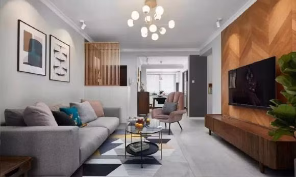 Can ho 3 phong ngu theo phong cach don gian 112m2-Hinh-2