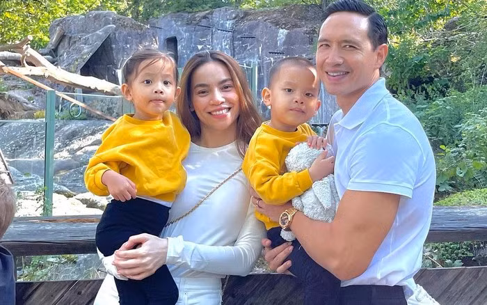 Khoanh khac binh yen cua gia dinh Ho Ngoc Ha - Kim Ly o troi Tay