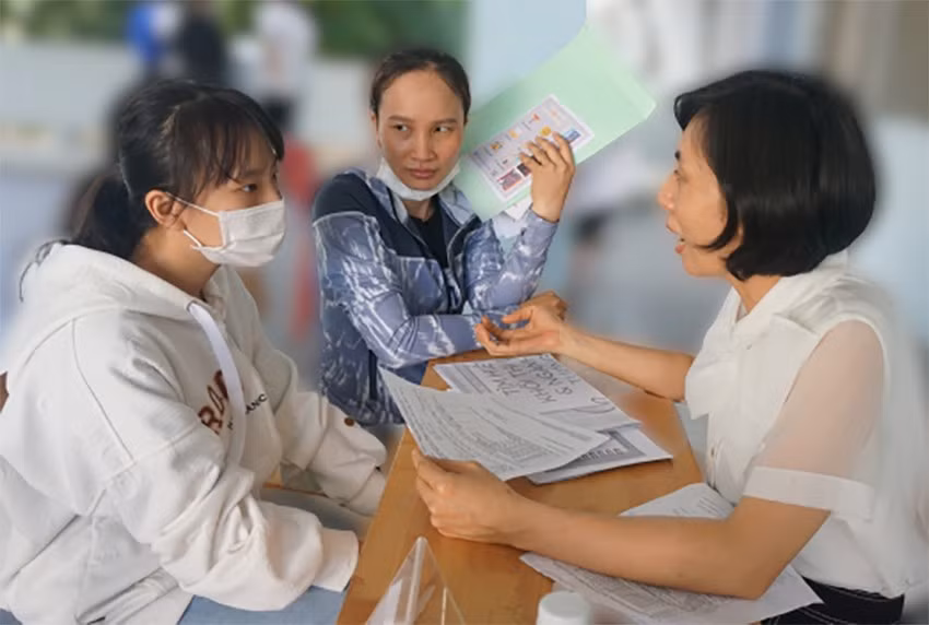 Vua biet diem vao lop 10, lai dau dau khi chon to hop mon