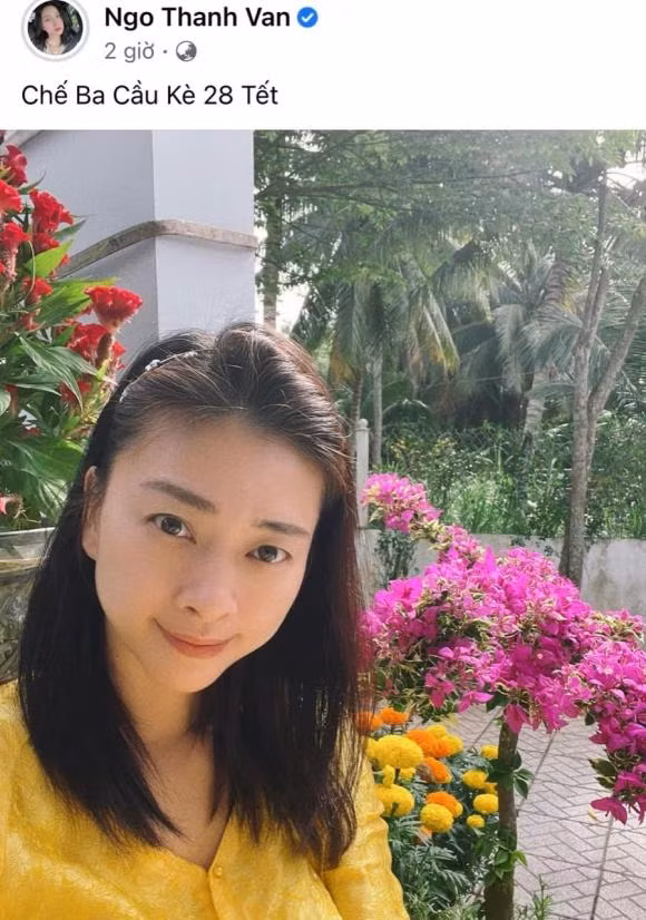 Huy Tran theo Ngo Thanh Van ve que an Tet, khoe nhan sac rang ngoi-Hinh-5