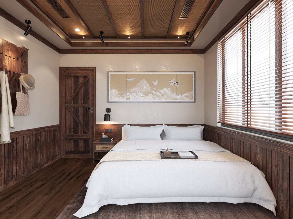 Các phòng ngủ đưa con người về trạng thái tĩnh tại, dễ chịu nhất.