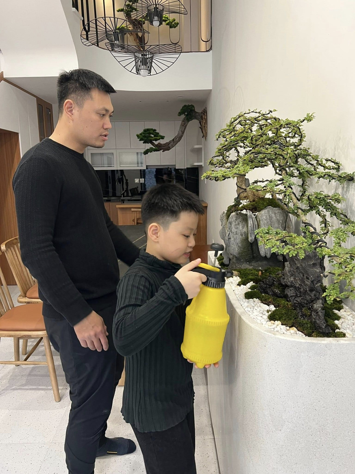 Ngôi nhà 33m2 ở Hà Nội đủ bể cá Koi, tiểu cảnh - Hình 24 Ngoi nha 33m2 o Ha Noi du be ca Koi, tieu canh-Hinh-24