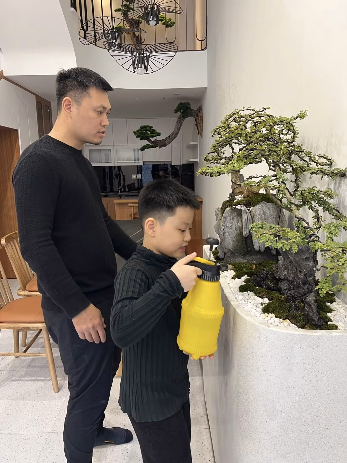 Ngôi nhà 33m2 ở Hà Nội đủ bể cá Koi, tiểu cảnh - Hình 24 Ngoi nha 33m2 o Ha Noi du be ca Koi, tieu canh-Hinh-24