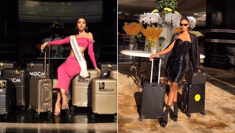 Ngày 3/4, 77 thí sinh đến từ các tỉnh, thành của Thái Lan đổ bộ về thủ đô Băng Cốc để tham gia cuộc thi Miss Grand Thailand - Hoa hậu Hòa bình Thái Lan 2023. Các thí sinh diện trang phục quyến rũ, mang theo nhiều hành lý.