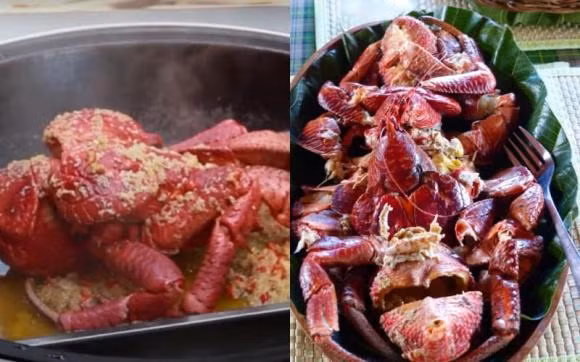 Loai cua 2 cang dai 1m, co gia 6-7 trieu/kg, dai gia san lung-Hinh-3