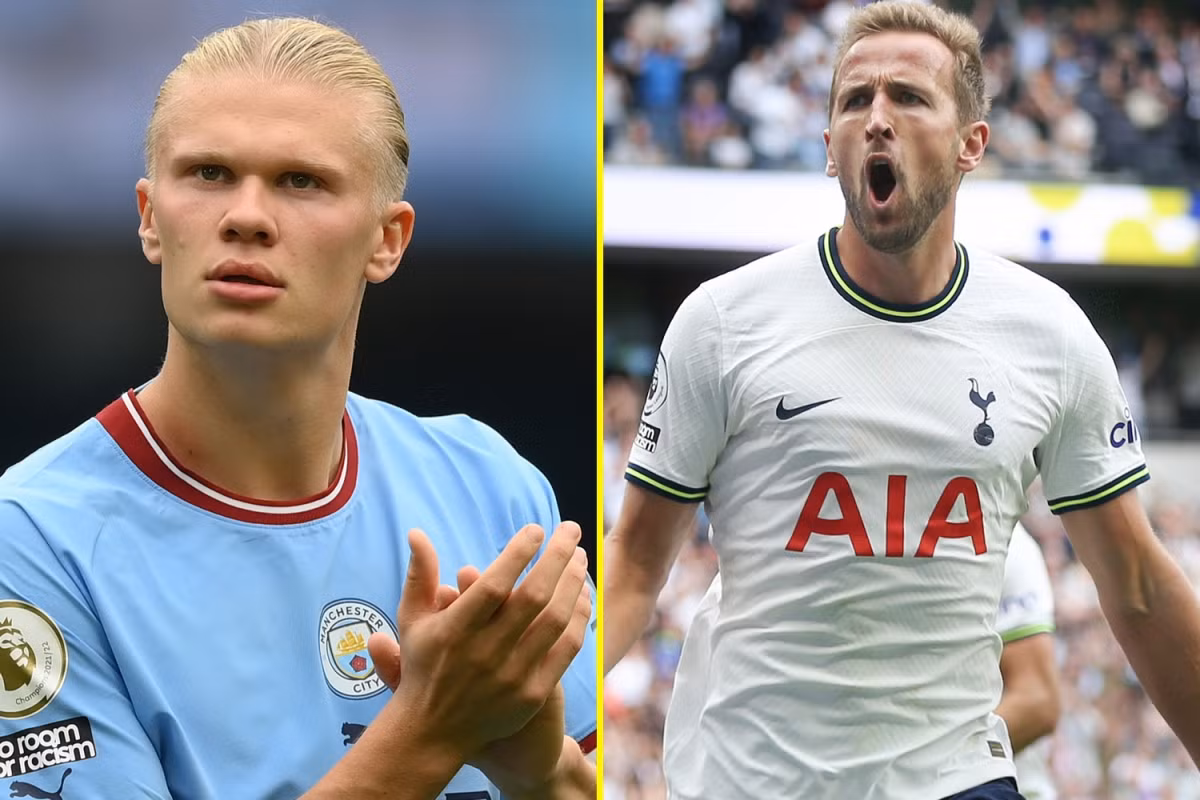 Chiec giay Vang chau Au 2023: Harry Kane ap sat Haaland
