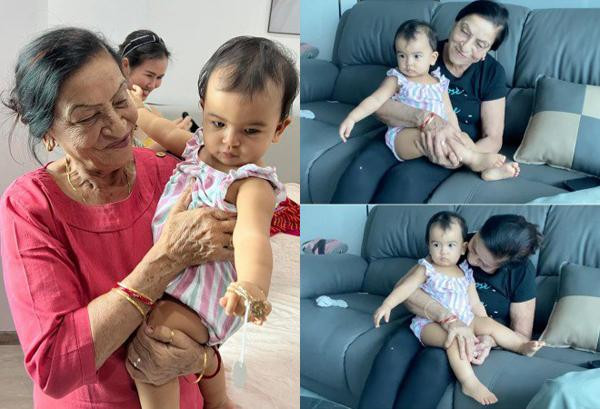 Chính sự chân thành, khéo léo với mẹ chồng nên Võ Hạ Trâm luôn nhận được yêu thương từ bà.