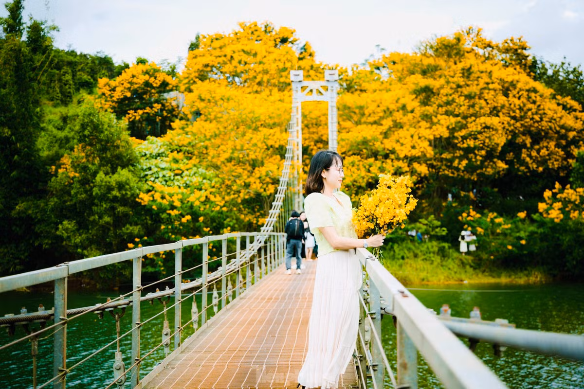 Những ngày gần đây, rất nhiều người dân và khách du lịch đến đây chụp ảnh.