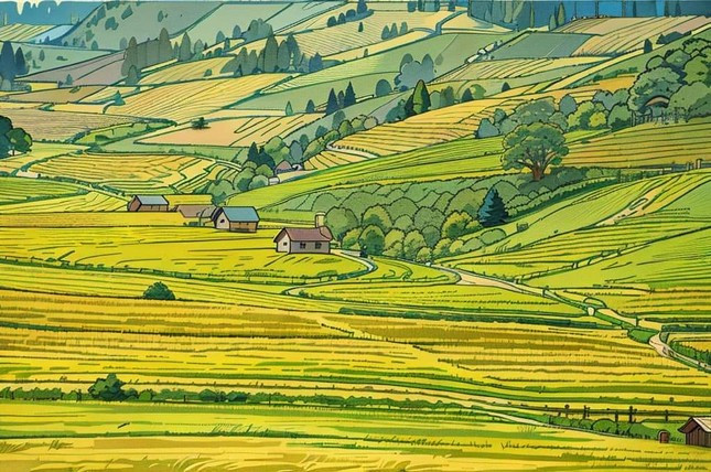 Tram tro phong canh Viet Nam qua tho mong theo phong cach anime