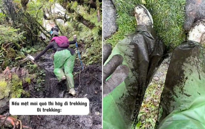 Co gai di trekking de 