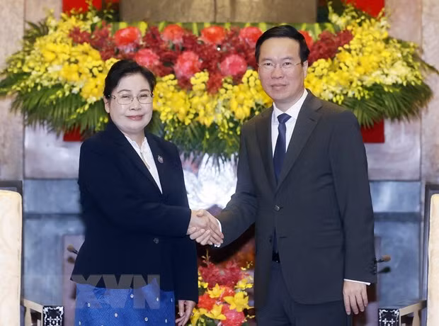 Mối quan hệ đặc biệt Việt Nam-Lào là tài sản chung vô cùng quý báu Moi quan he dac biet Viet Nam-Lao la tai san chung vo cung quy bau