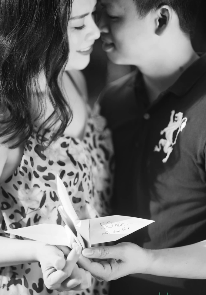 Anh cuoi lang man cua Ha Huong 