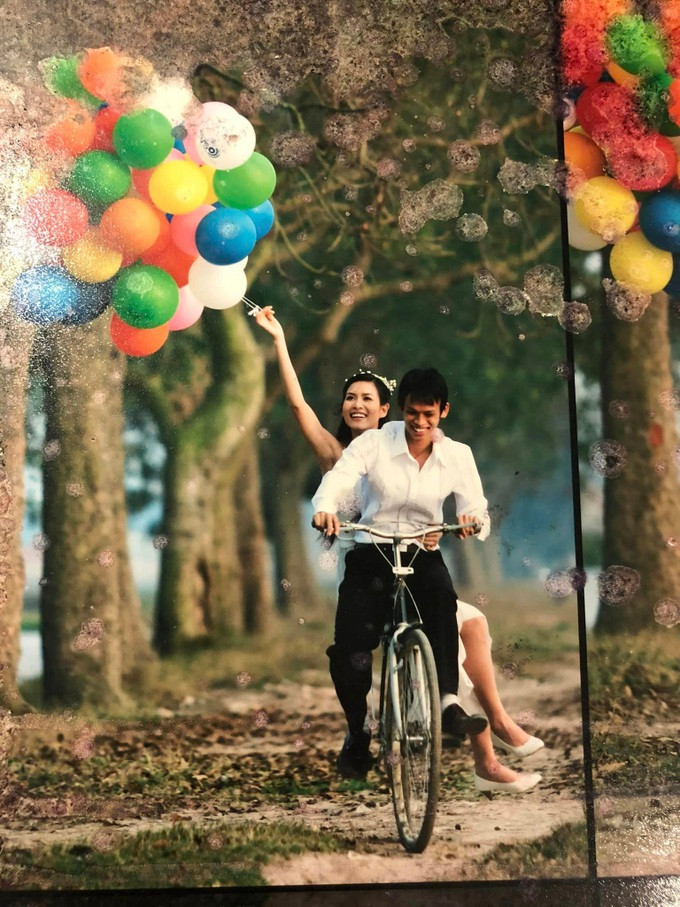 Anh cuoi lang man cua Ha Huong 