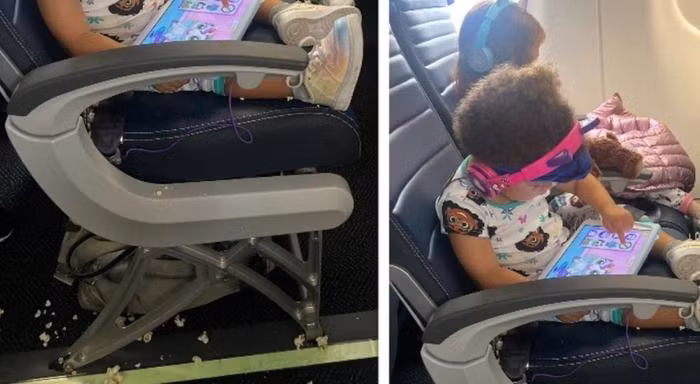 Tranh cãi tiếp viên hàng không yêu cầu bà bầu dọn bỏng ngô Tranh cai tiep vien hang khong yeu cau ba bau don bong ngo