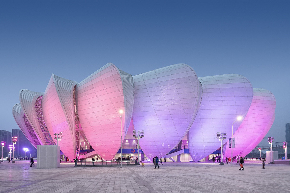 Sân Big Lotus có kích thước tương tự với sân vận động Tổ Chim ở Bắc Kinh, nơi diễn ra lễ khai mạc Olympic 2008. Ảnh: Asiad 19.