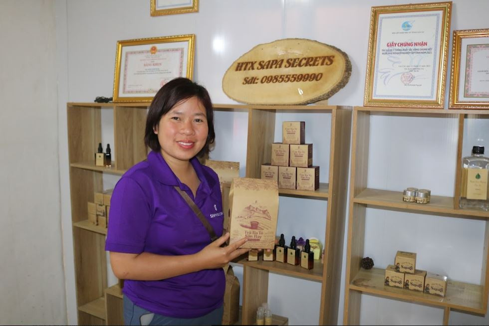 Nữ nông dân Sa Pa "biến" rau gia vị quen thuộc thành "vàng" xuất khẩu - Hình 2 Nu nong dan Sa Pa