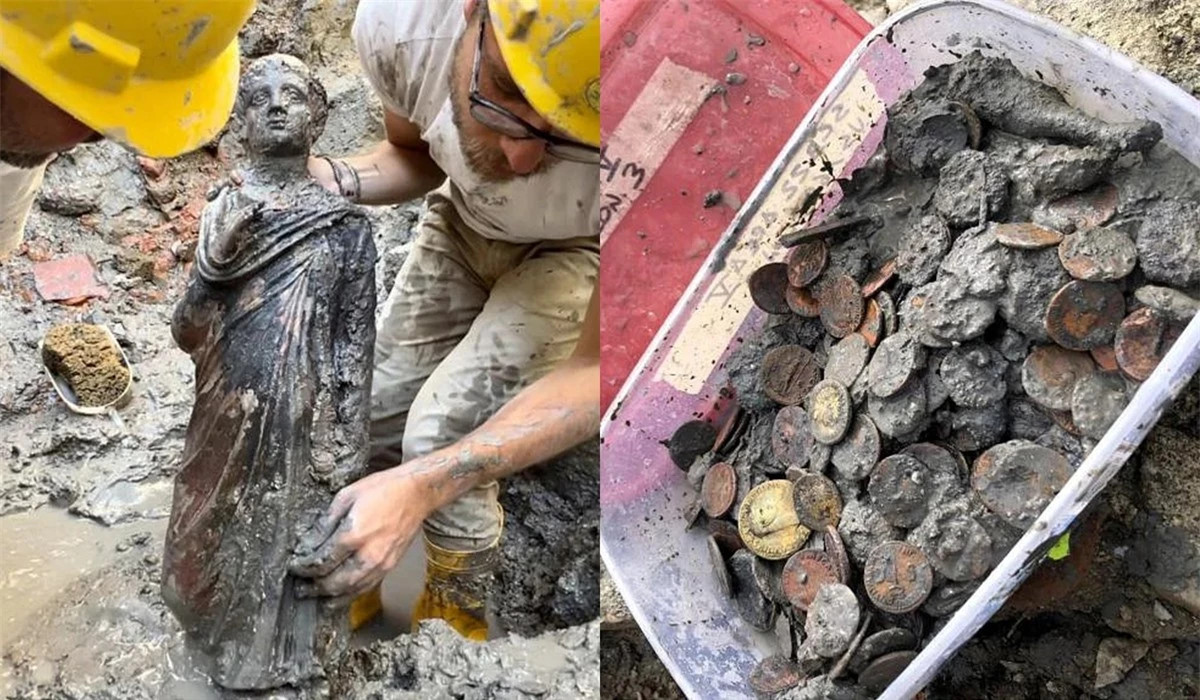 Khai quật "kho báu vô song" ở Ý, phát hiện loạt bảo vật hiếm Khai quat