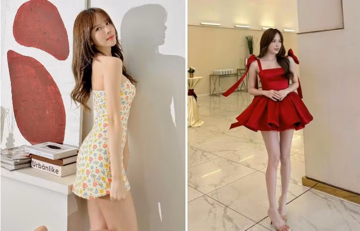 Thiều Bảo Trâm theo đuổi phong cách ngọt ngào, quyến rũ. Trong đó, những mẫu váy ngắn được mỹ nhân này ưu tiên lựa chọn hơn cả.