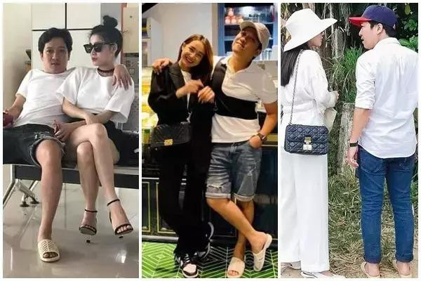 rước đây, Trường Giang nổi tiếng là ông chồng cưng chiều bà xã. Trong suốt những năm qua, người hâm mộ thường xuyên bắt gặp khoảnh khắc 2 vợ chồng xuất hiện cùng nhau, trong khi "Mười khó" ăn diện giản dị thì Nhã Phương lại mang cả "cây" đồ hiệu.