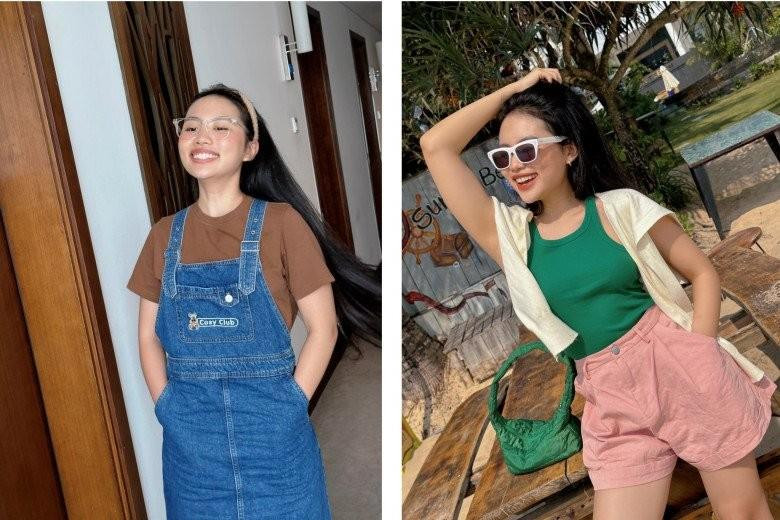 òn nhớ, chỉ vài tháng trước, "cô bé dân ca" còn lăng xê những mốt thời trang nhí nhảnh, trẻ trung. Phương Mỹ Chi yêu thích những item năng động như quần short, yếm jeans đi cùng áo phông,...