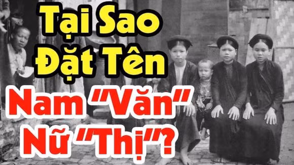 Tai sao nguoi xua dat ten cho con trai lai khong co chu 