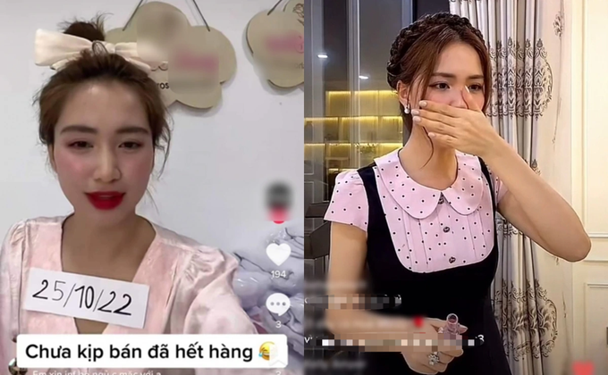 Hòa Minzy bán hàng online để kiếm thêm thu nhập (Ảnh: Chụp màn hình).