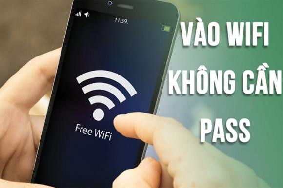 Bat nut nay tren dien thoai bat Wifi mien phi, khong can mat khau