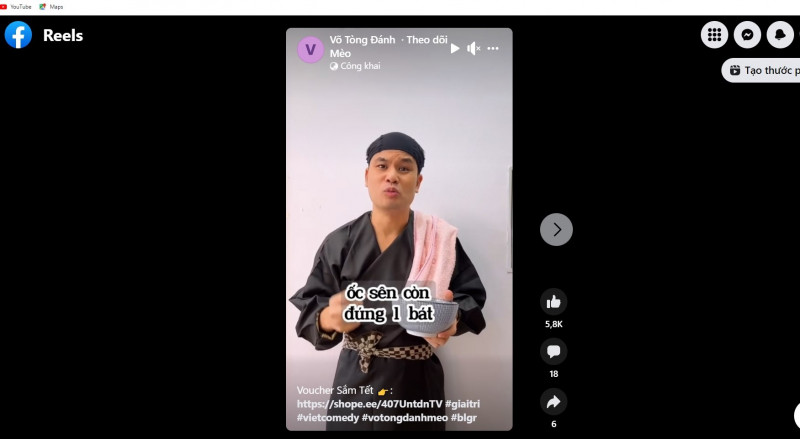 “Con sot” clip hai ngan: Tieng cuoi thieu vang sau cay
