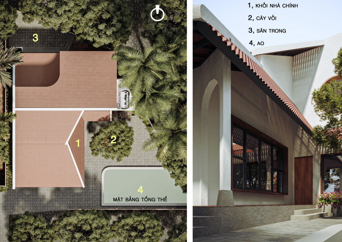 Nhà mái dốc truyền thống ở Hà Nội quanh năm mát mẻ với vườn cây - Hình 3 Nha mai doc truyen thong o Ha Noi quanh nam mat me voi vuon cay-Hinh-3