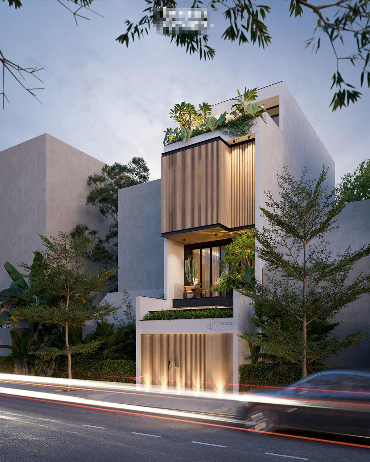 Sự phân bổ hệ cây xanh, tiếp nối các tầng được tính toán hợp lý, khoa học để phù hợp với thói quen sinh hoạt của gia đình.