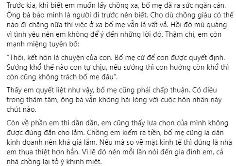 Chong khong cho vo ve gio dau me de vi phai sinh nhat me chong
