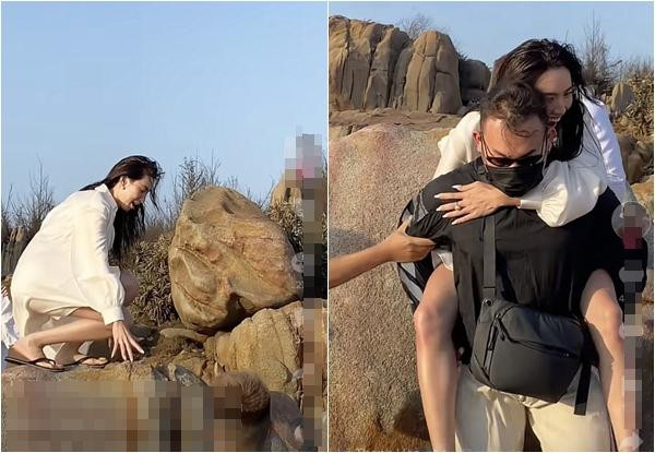 hậm chí, cô phải cậy nhờ ekip bằng việc cõng.