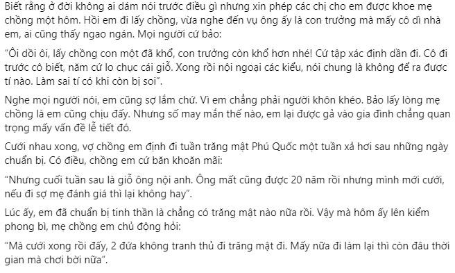 Lay chong 6 nam, con dau toan duoc me chong cho tien sam Tet