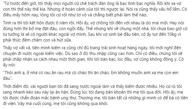 Chong di nuoc ngoai tuong vo ra don, ai ngo la... anh hang xom
