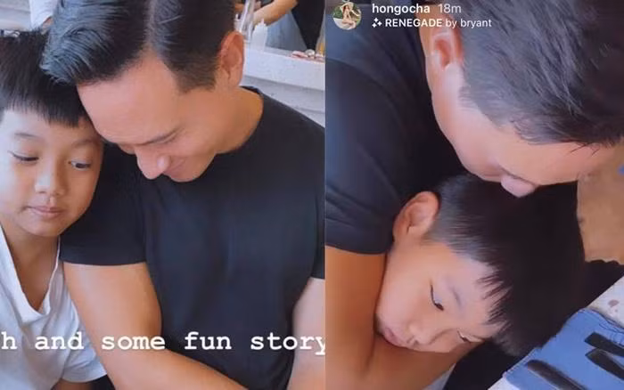 "Mỗi cuối tuần, chúng tôi thường đi chơi thể thao cùng nhau. Đây là dịp để cả hai gắn kết hơn. Tôi và Hà luôn tâm niệm sẽ đối xử với các con công bằng. Subeo cũng rất yêu quý 2 em Lisa, Leon, chơi đùa với các em mà không có bất kỳ sự ghen tỵ nào. Mối quan hệ giữa các thành viên trong gia đình trước và sau khi có thêm con cũng không hề thay đổi. Thậm chí, Lisa và Lion còn là sợi dây gắn kết giúp chúng tôi thân thiết với nhau hơn", anh nói thêm.