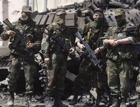 Lính Spetsnaz trong cuộc chiến Gruzia 2008.