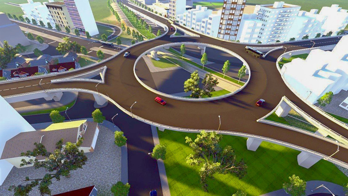 Theo thiết kế, dự án có 4 nhánh cầu vượt, lần lượt theo hướng đường 23/10, 19/5 và nhánh kết nối với vành đai 2. Dự án giải quyết ùn tắc giao thông ở điểm giao cắt tại chắn đường sắt Ngọc Hội và đường 23/10; giải quyết luồng lưu thông từ cửa ngõ phía bắc theo hướng đường vành đai 2 đi dọc theo đường sắt Bắc - Nam; rồi vượt đường sắt đi dọc theo sông Quán Trường kết nối vào đại lộ Nguyễn Tất Thành, tạo nên tuyến giao thông mới từ hướng bắc - nam mà không đi vào trung tâm thành phố.