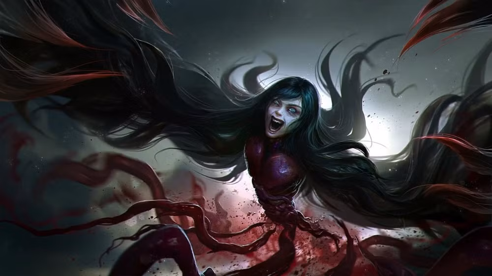 Krasue là một loại ma cực kỳ kinh dị của người Thái Lan. Đó là một người phụ nữ trẻ đẹp, nhưng chỉ có mỗi phần đầu, từ cổ trở xuống là thực quản và các cơ quan nội tạng đẫm máu treo lủng lẳng. Krasue thường bay lơ lửng vào ban đêm, tấn công các phụ nữ sắp đến kỳ sinh nở để lấy thai nhi hoặc nhau thai.