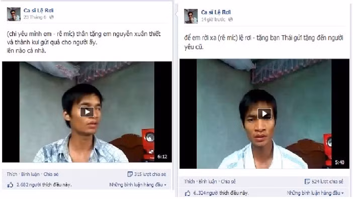 Lệ Rơi nhiệt tình thể hiện ca khúc mà fan yêu cầu.