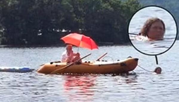 Chắc vợ biết bơi, nên xuống nước kéo thuyền, còn anh chồng thì sợ nước?