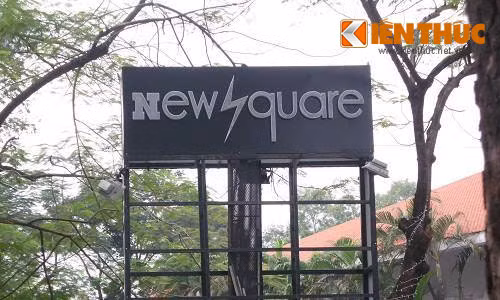 Vũ trường New Square, nơi xảy ra vụ án mạng.