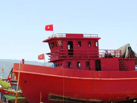Mẫu tàu đánh cá Bảo Duy do Tổng Công ty Công nghiệp Đóng tàu Việt Nam đóng tại Đà Nẵng.