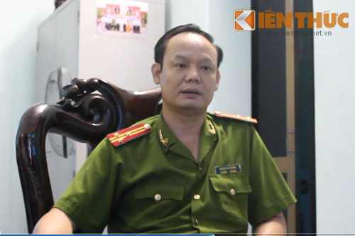 Thượng tá Hoàng Chí Dũng, Phó trưởng công an huyện Phù Cừ, tỉnh Hưng Yên.