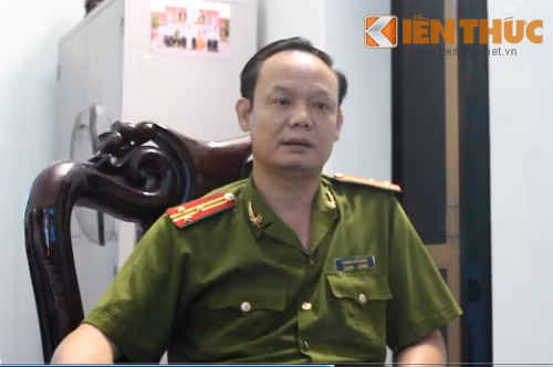 Thượng tá Hoàng Chí Dũng, Phó trưởng công an huyện Phù Cừ, tỉnh Hưng Yên.