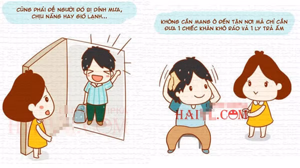 Và rồi con gái cũng nhận ra rằng, quan tâm vừa đủ để cũng nhận lại được sự yêu thương.